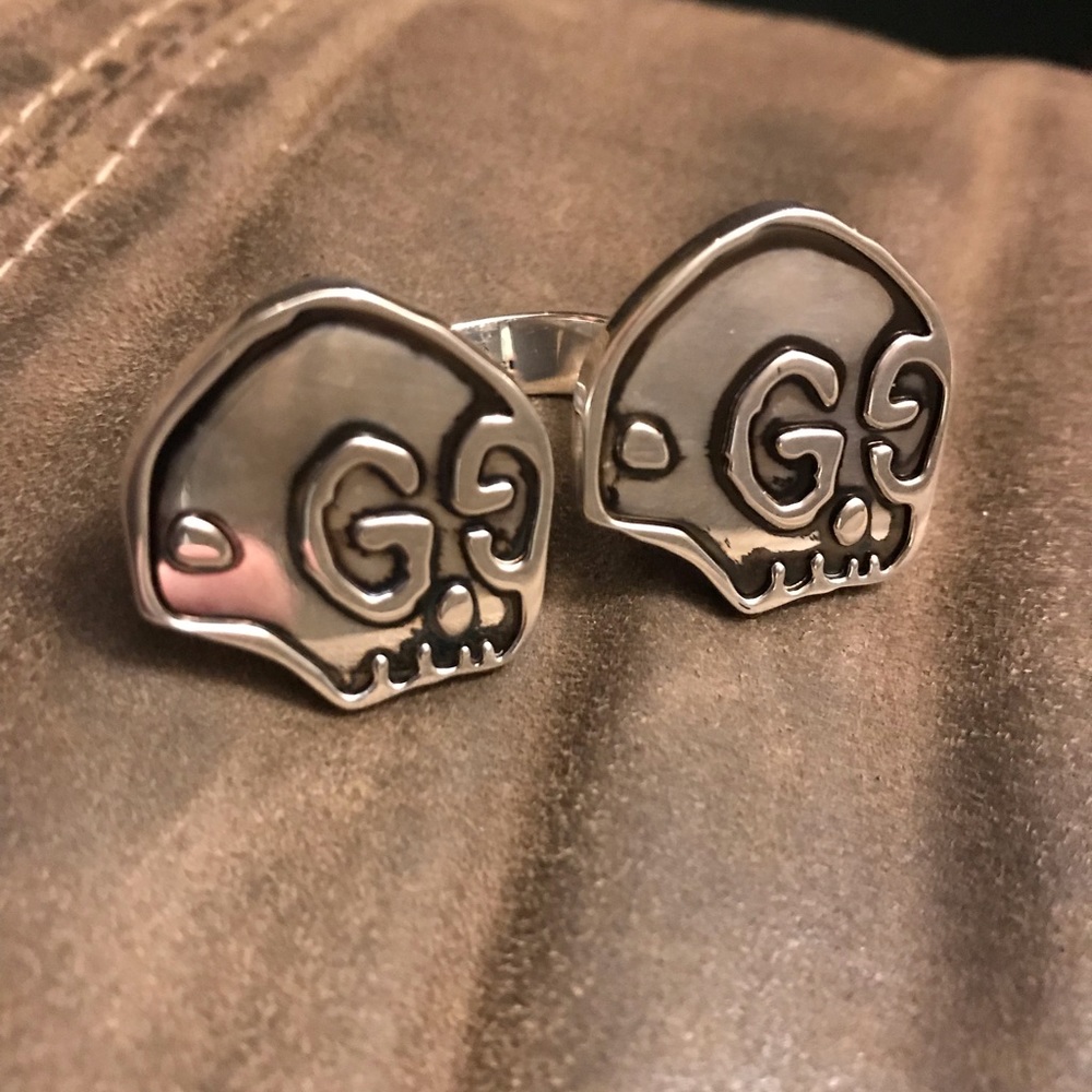 Gucci Skull Double Ring